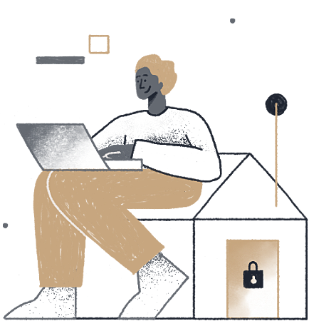 Illustration that represents web development